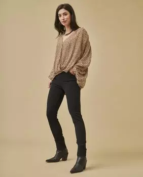 Женские узкие брюки с карманами NKN Nekane, черный