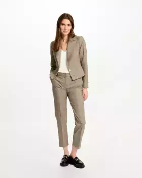 Женские узкие брюки с клетчатым принтом Morgan, мультиколор