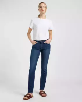 Женские узкие джинсы Elly средней посадки Lee, тёмно-синий