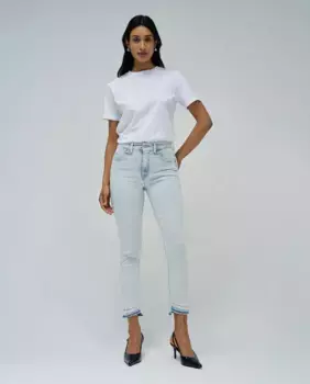 Женские узкие джинсы Faith Push In с высокой посадкой Salsa Jeans, синий