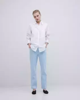 Женские узкие джинсы прямого кроя с карманами Yerse, синий