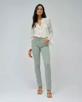 Женские узкие джинсы скинни Secret push-in Salsa Jeans, зеленый