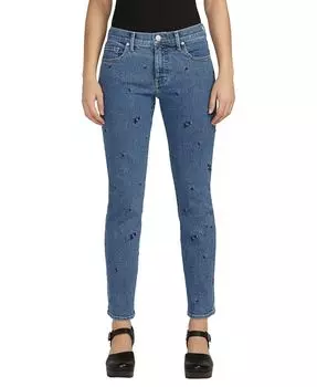 Женские узкие прямые джинсы Cassie со средней посадкой JAG, цвет Eden Rock Blue