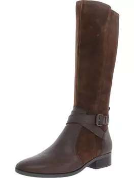 Женские узкие сапоги до колена Rena на молнии Naturalizer, шоколад