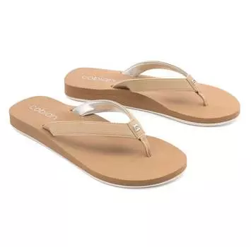 Женские узкие шлепанцы Bounce цвета загара Cobian, цвет tan