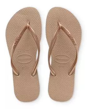 Женские узкие шлепанцы havaianas