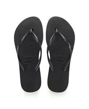 Женские узкие шлепанцы Havaianas, черный