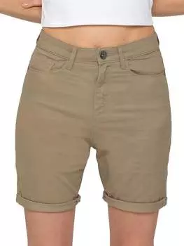 Женские узкие шорты чинос Enzo, бежевый