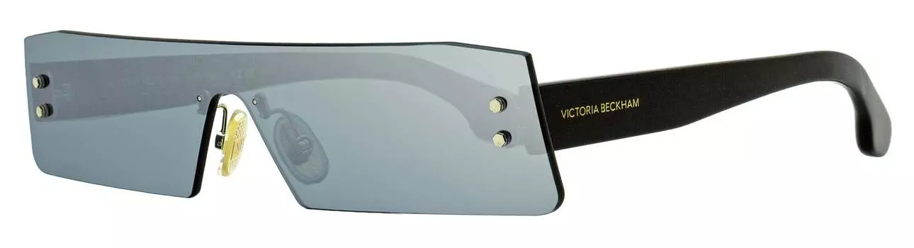 Женские узкие солнцезащитные очки Victoria Beckham VB241S 001 черные 62 мм