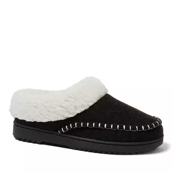 Женские валяные тапочки Dearfoams Nyla, черный