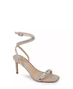 Женские вечерние сандалии Hosana Jewel Badgley Mischka, бежевый