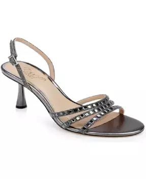 Женские вечерние сандалии Kathryn Jewel Badgley Mischka, серый