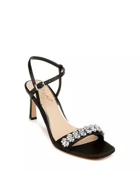 Женские вечерние сандалии Patsy Jewel Badgley Mischka, черный