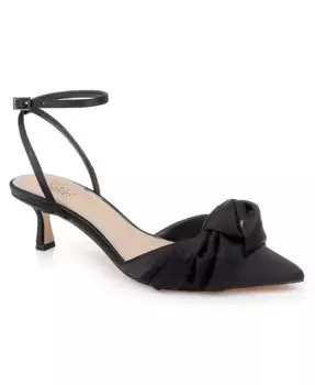 Женские вечерние туфли Favor Knot на каблуке Jewel Badgley Mischka, черный