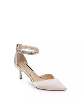 Женские вечерние туфли Maya Jewel Badgley Mischka, тан/бежевый