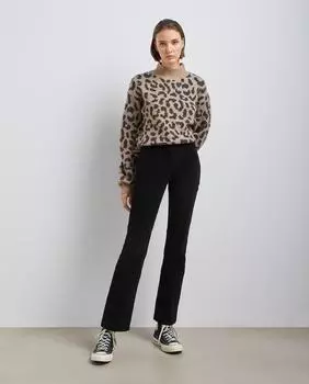 Женские вельветовые брюки Bootcut Easy Wear, черный