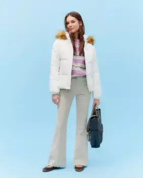 Женские вельветовые брюки плотника Green Coast, белый