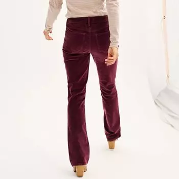 Женские вельветовые брюки премиум-класса Sonoma Goods For Life Bootcut Sonoma Goods For Life