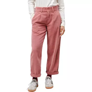 Женские вельветовые брюки со складками Brava Fabrics, розовый