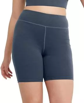 Женские велосипедки из эластичного джерси Originals с высокой посадкой Hanes, серый