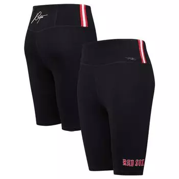 Женские велосипедки Pro Standard черного цвета Boston Red Sox City Scape