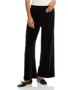 Женские велюровые спортивные штаны с застежкой-молнией Wilt, черный