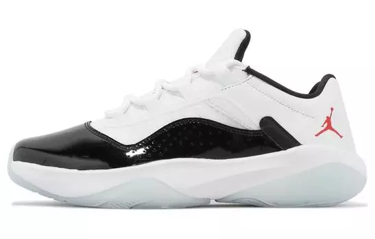 Женские винтажные баскетбольные кроссовки Jordan Air Jordan 11, Белый и черный