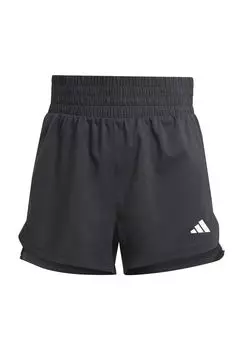 Женские влагоотводящие и дышащие шорты для тренировок adidas, цвет Black White