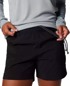 Женские водные шорты Backcast II со средней посадкой Columbia, черный