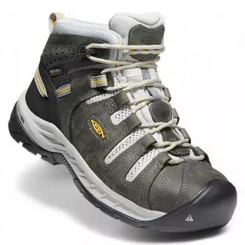 Женские водонепроницаемые ботинки Flint Ii Mid со стальным носком - средняя ширина в Magnet/vapor Keen
