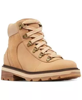 Женские водонепроницаемые ботинки Lennox Hiker на шнуровке Sorel, цвет Tawny Buff, Gum 2