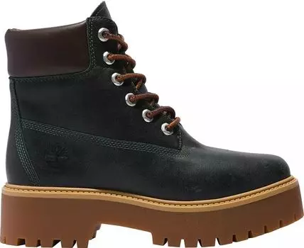 Женские водонепроницаемые ботинки Timberland Stone Street 6 дюймов, 200 г, темно-зеленый