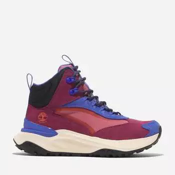 Женские водонепроницаемые походные ботинки Motion Access Mid со шнуровкой Timberland, цвет dark pink suede