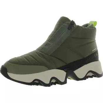 Женские водонепроницаемые сапоги из овчины для холодной погоды Sorel, зеленый