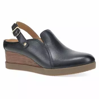 Женские водонепроницаемые туфли Sheridan Wedge черного цвета dansko