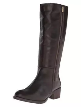 Женские водонепроницаемые высокие кожаные сапоги Lauren коричневого цвета eric michael