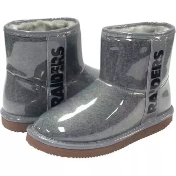 Женские водостойкие ботинки из искусственной овчины Cuce Silver Las Vegas Raiders