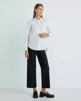 Женские вощеные широкие брюки Vila, черный