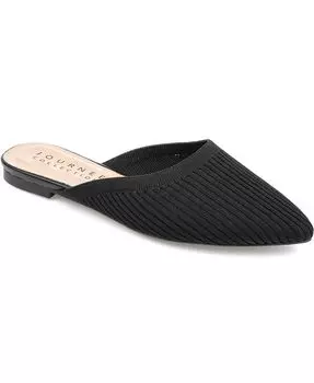 Женские вязаные мюли Aniee Journee Collection, цвет Black- Knit Fabric
