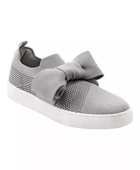 Женские вязаные слипоны Bryce Bow с бантом Bandolino, серый