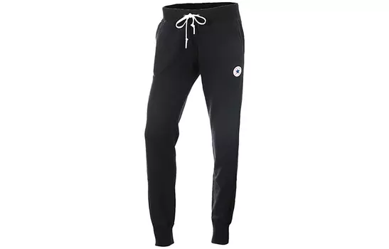 Женские вязаные спортивные штаны Converse, цвет Black
