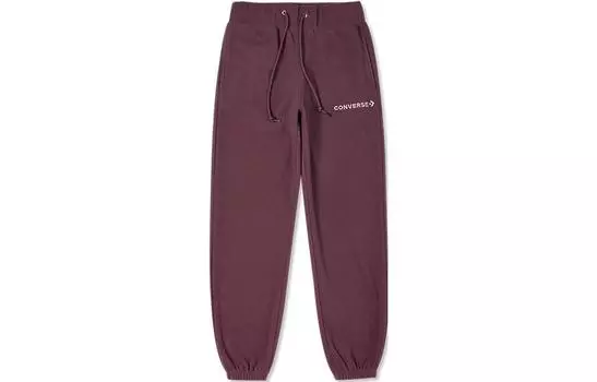 Женские вязаные спортивные штаны Converse, цвет Burgundy