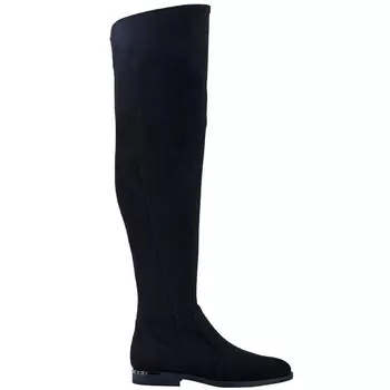 Женские высокие ботфорты Renn из искусственной замши Marc Fisher, черный