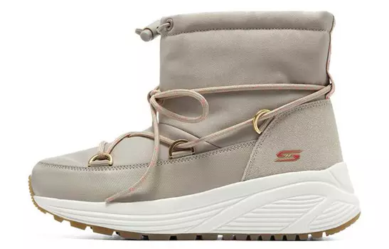 Женские высокие ботинки Bobs Snow Boots серо-коричневые Skechers