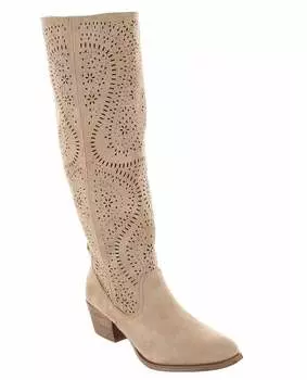 Женские высокие ботинки Mara песочного цвета Very G, цвет sand