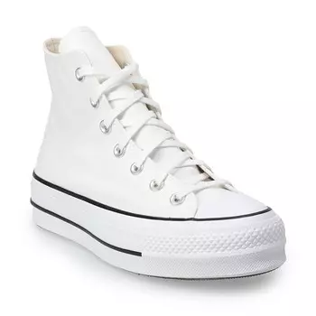Женские высокие кеды на платформе Converse Chuck Taylor All Star Lift, цвет White Black