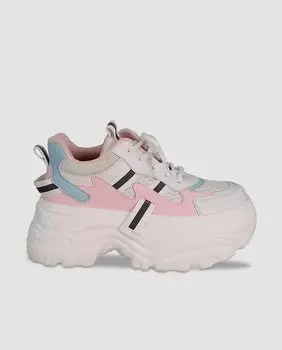 Женские высокие кеды со съемной стелькой разноцветные Blogger, мультиколор