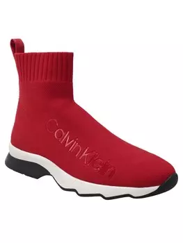 Женские высокие кроссовки без шнуровки Karmina Calvin Klein, цвет Dark Red