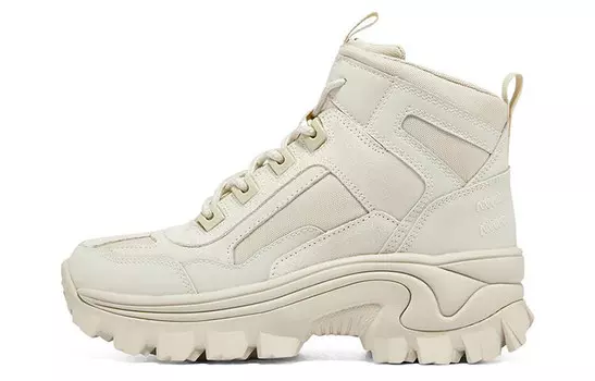 Женские высокие кроссовки Street Blox Chunky, молочно-белые/бежевые Skechers