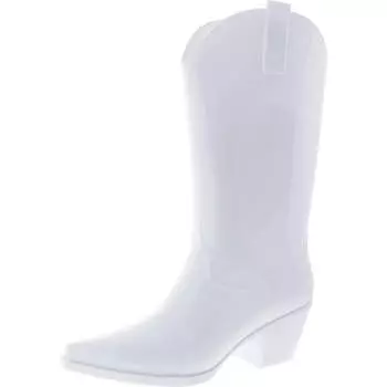 Женские высокие резиновые сапоги с острым носком Steve Madden, белый